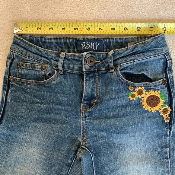 Fund RAISE- kid embroidered knee length jeans, 10 - Picture 8 of 12